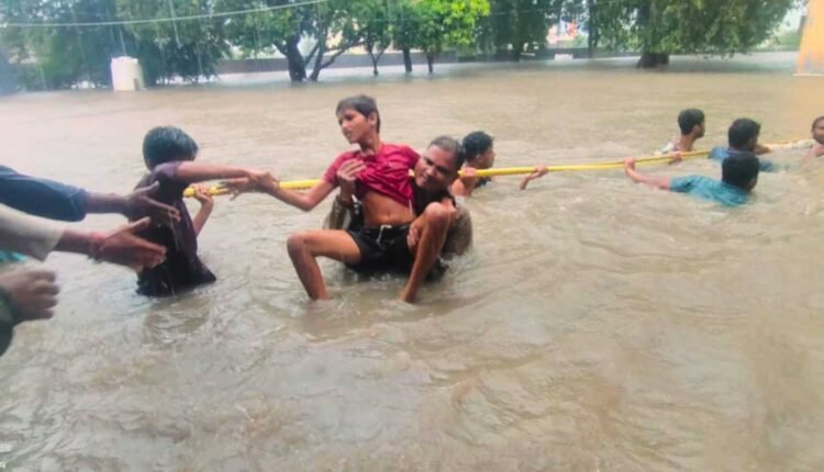 Telangana flood rescues