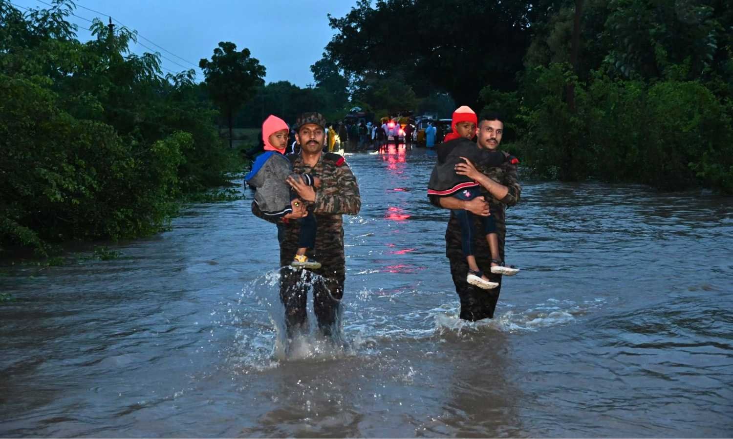 Telangana flood rescues