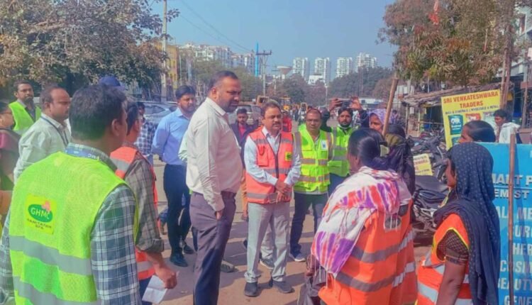 GHMC mega sanitation gets push after commissioner inspection