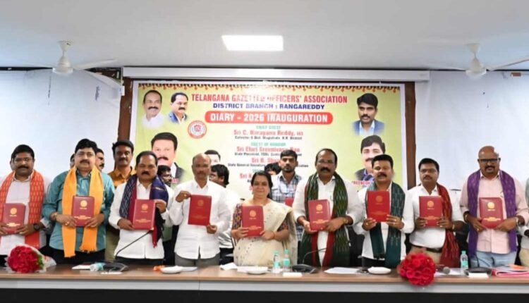 TGOs Association diary 2026 launched in Rangareddy