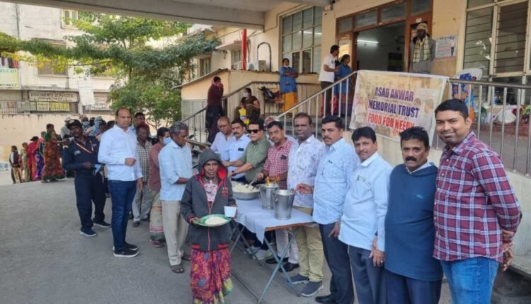 TNGO annadanam programme for MNJ patients