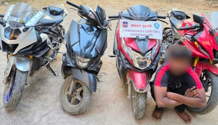 Task Force arrests bike theft offender in Hyderabad