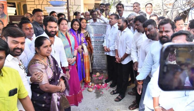 Musheerabad development works worth ₹1.83 crore launched