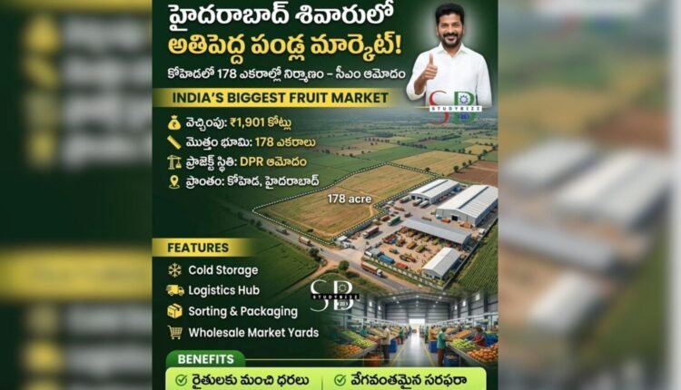 Koheda fruit market project gets approval