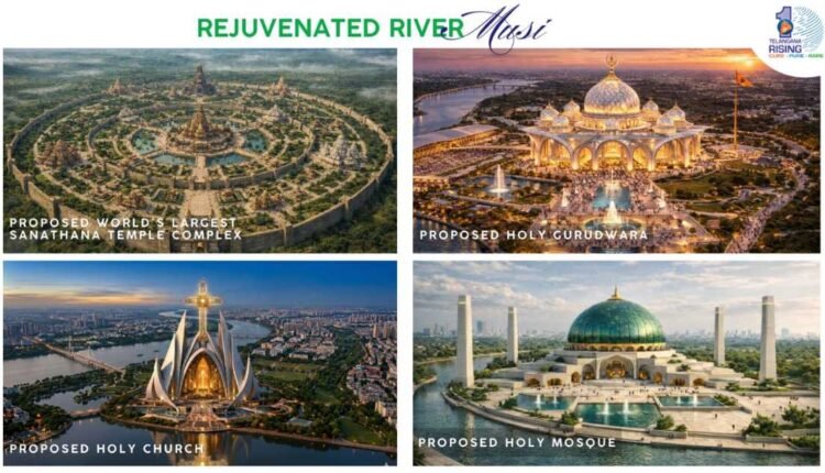 Hyderabad Musi Riverfront temple project signals heritage revival