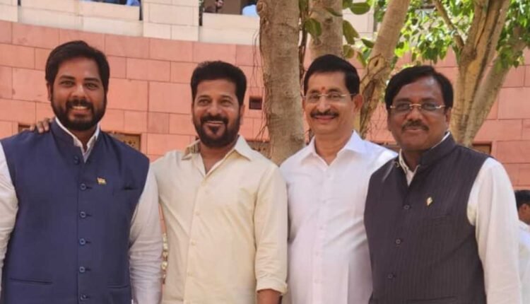 Leaders Greet Vem Narender Reddy Rajya Sabha Entry in Delhi