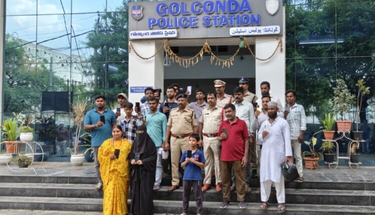 Golconda Police recovery of 24 lost phones